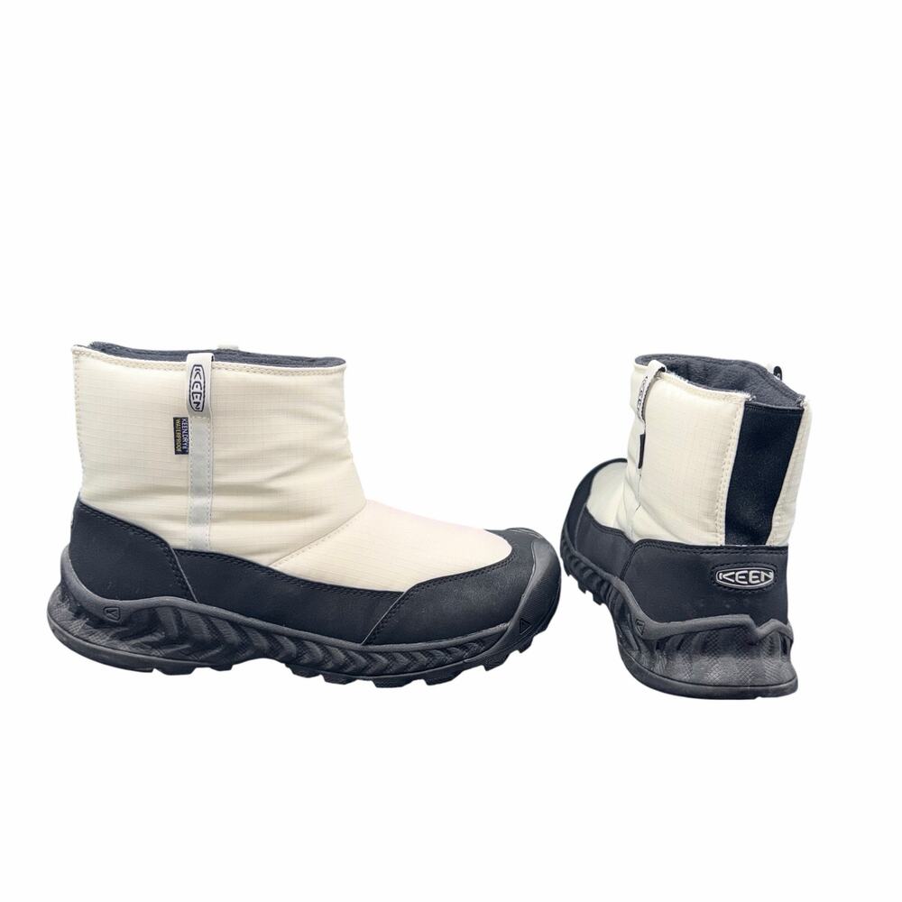 KEEN Hood NXIS Waterproof Pull On Boots Women’s 10 Silver Birch
